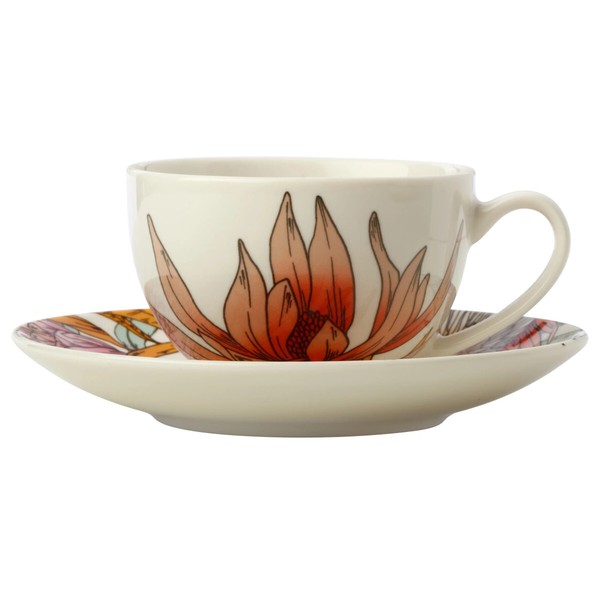 Maxwell & Williams II0082 Espressotasse Mit Untertasse Waratah Porzellan-image