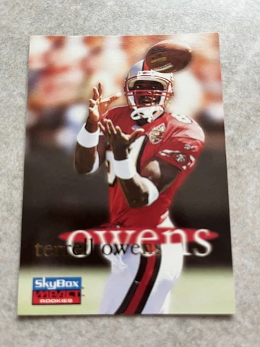 1996 Skybox Impact Rookies #62 Terrell Owens RC Rookie NFL San Francisco 49ers