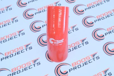 Boost Projects 2.38  Inch ID - 3.31  long 45 Degree Elbow Silicone Hose Red