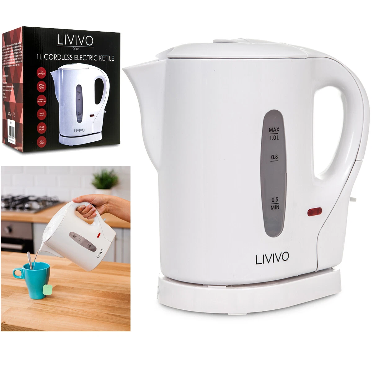 Cordless hot sale travel kettle