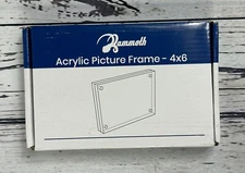 Mammoth DuraClear 4 x 6 Acrylic Picture Frame - Frameless & Thick Design