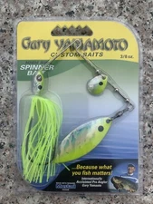 Gary Yamamoto Spinnerbait 3/8 OZ Pearl Chartreuse  DISCONTINUED