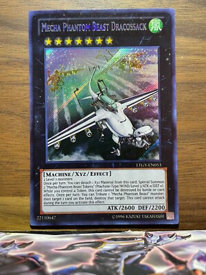 Mecha Phantom Beast Dracossack LTGY-EN053 Secret Rare NM Unlimited Ed.