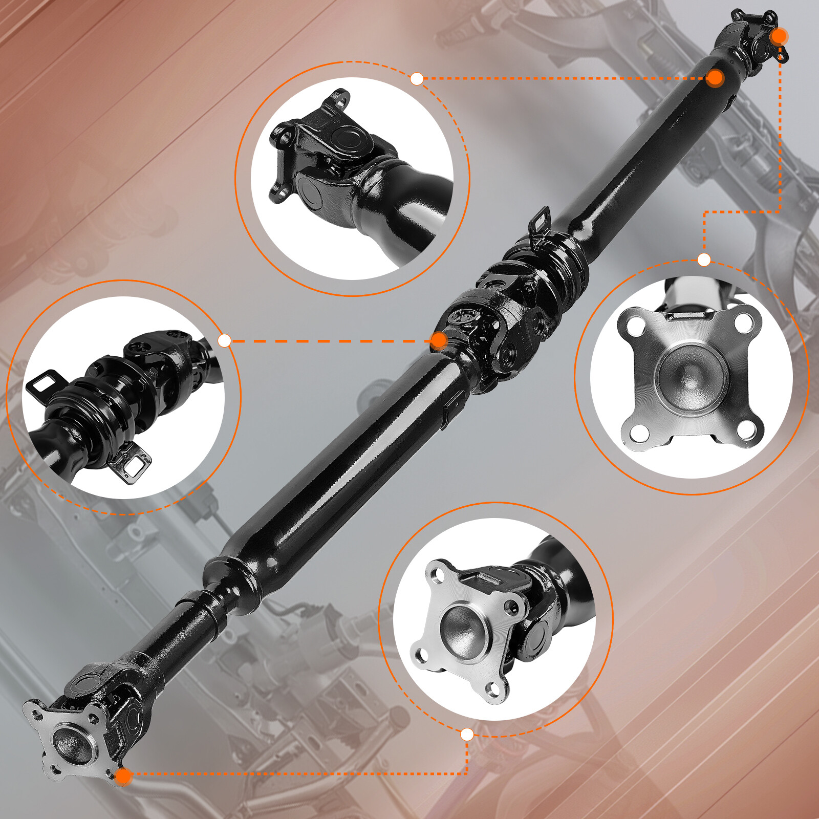 Rear Driveshaft Prop Shaft Assembly For Toyota Tacoma 1995-2004 3.4L 4WD 936-709