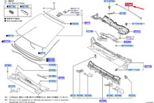 LEXUS UX Federbeinstrebe vorne 4869176040 NEU ORIGINAL