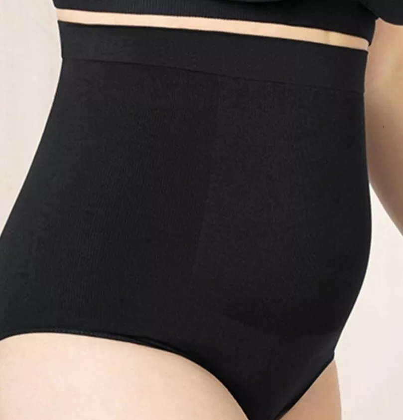 Empetua Shapermint High Waisted Shaper Panty Waist/ Tummy Control Black S  New