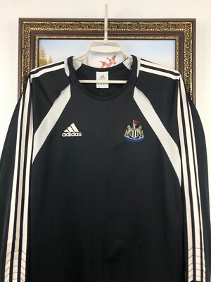 Vintage Adidas Newcastle United Football Sweatshirt Jacket Train