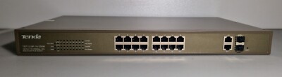 Switch Tenda TEF1218P-16-250W 16-Port 10/100Mbps + 2 Gbit Web Smart PoE Switch