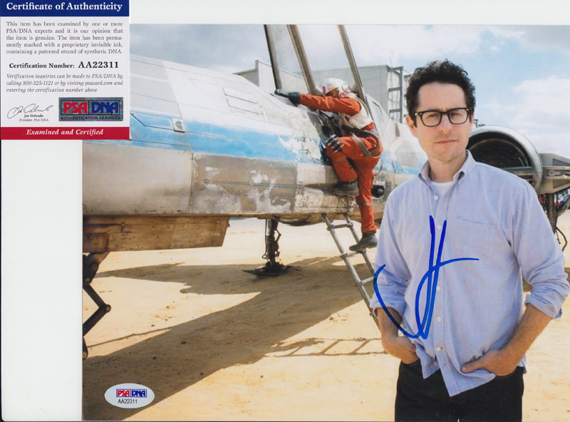 JJ Abrams Star Wars Director Signed Autograph 8x10 Photo PSA/DNA COA #3