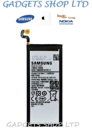 100% Genuine Samsung Galaxy S7, S7 Edge Replacement Battery - Picture 1 of 4