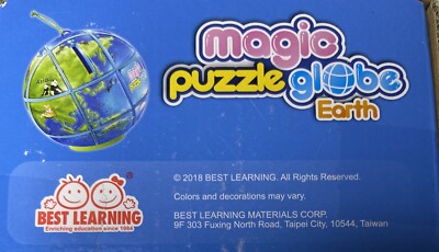Magic 3D Puzzle Globe Earth & Savings Bank Learning Educational  NEW