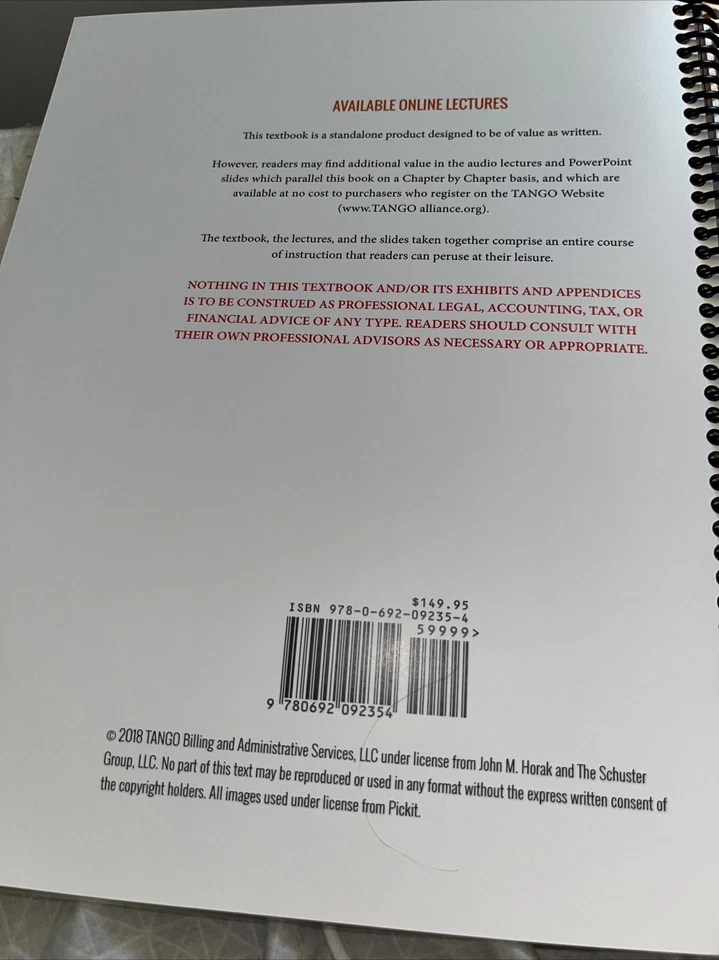 The TANGO Nonprofit Method Textbook & Case Studies - John Horak  - Image 2 of 4