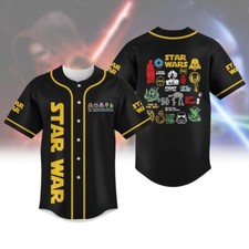 Star Wars May The Force Be With You Galaxy's Edge Fan Gift Baseball Jersey Shirt