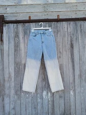 Blank NYC Womens Sz 25 The Baxter Ribcage Straight Leg Ombre Button Fly Highrise