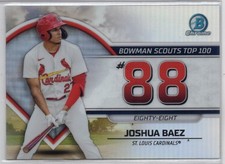 Joshua Baez 2023 Bowman Chrome Baseball Scouts Top 100