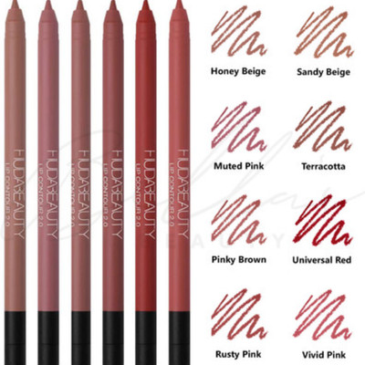 NIB 100% Authentic HUDA BEAUTY Automatic Matte Lip Pencil,0.01oz,12colors