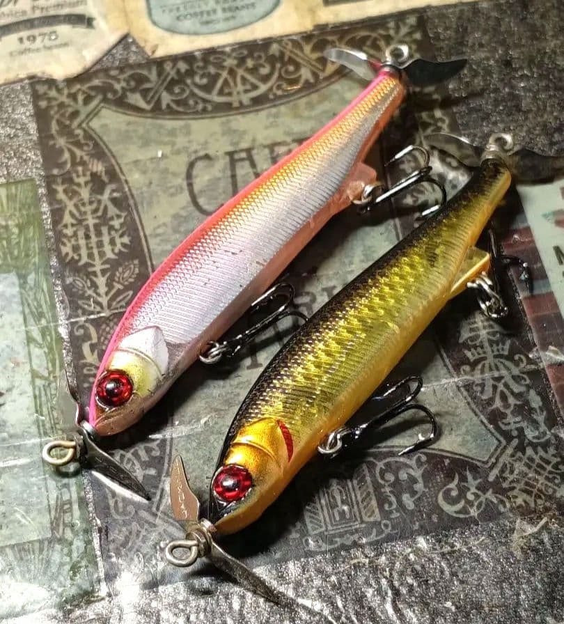 Jackall Eye Prop 75 S & Maruhata Custom Set Hard Lures Fishing Accessories - Image 1