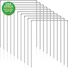 10 Pack Square Croquet Wickets Replacement Metal Steel Galvanized Lawn Game