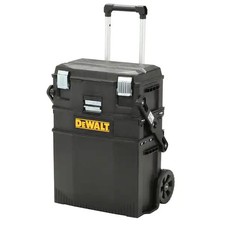 16 In. 4-in-1 Cantilever Tool Box Mobile Work Center With Removable Tray