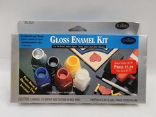 Vintage 1991 Testor Gloss Enamel Paint Kit Sealed Box No. 9115