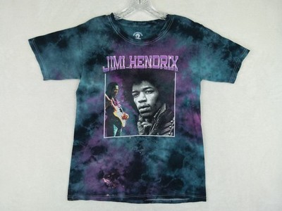 Jimi Hendrix Authentic Hendrix Men's Small Purple Tie-Dye Tee