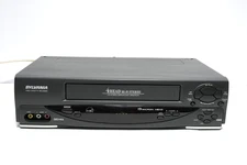 Sylvania VHS VCR Model 6265FA – 4 Head Hi-Fi Stereo – Tested & Working w/ RCA