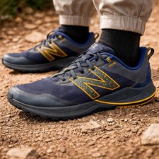 New Balance DynaSoft Nitrel v4 Mens 14 Trail Running Shoes Navy Yellow MTNTRCL4