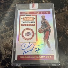 2019-20 Panini Contenders Charles Barkley The Finals Ticket Auto /25