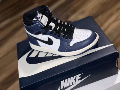 Size 7 - Air Jordan 1 Retro OG High Midnight Navy for sale online