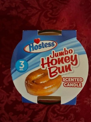 Hostess Jumbo Honey Bun Candy Scented Candle 3 oz