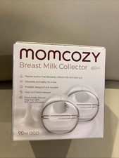 Momcozy Breast Milk Collector, Silicone Catcher 3oz/90ml, 2 Count - Sealed New
