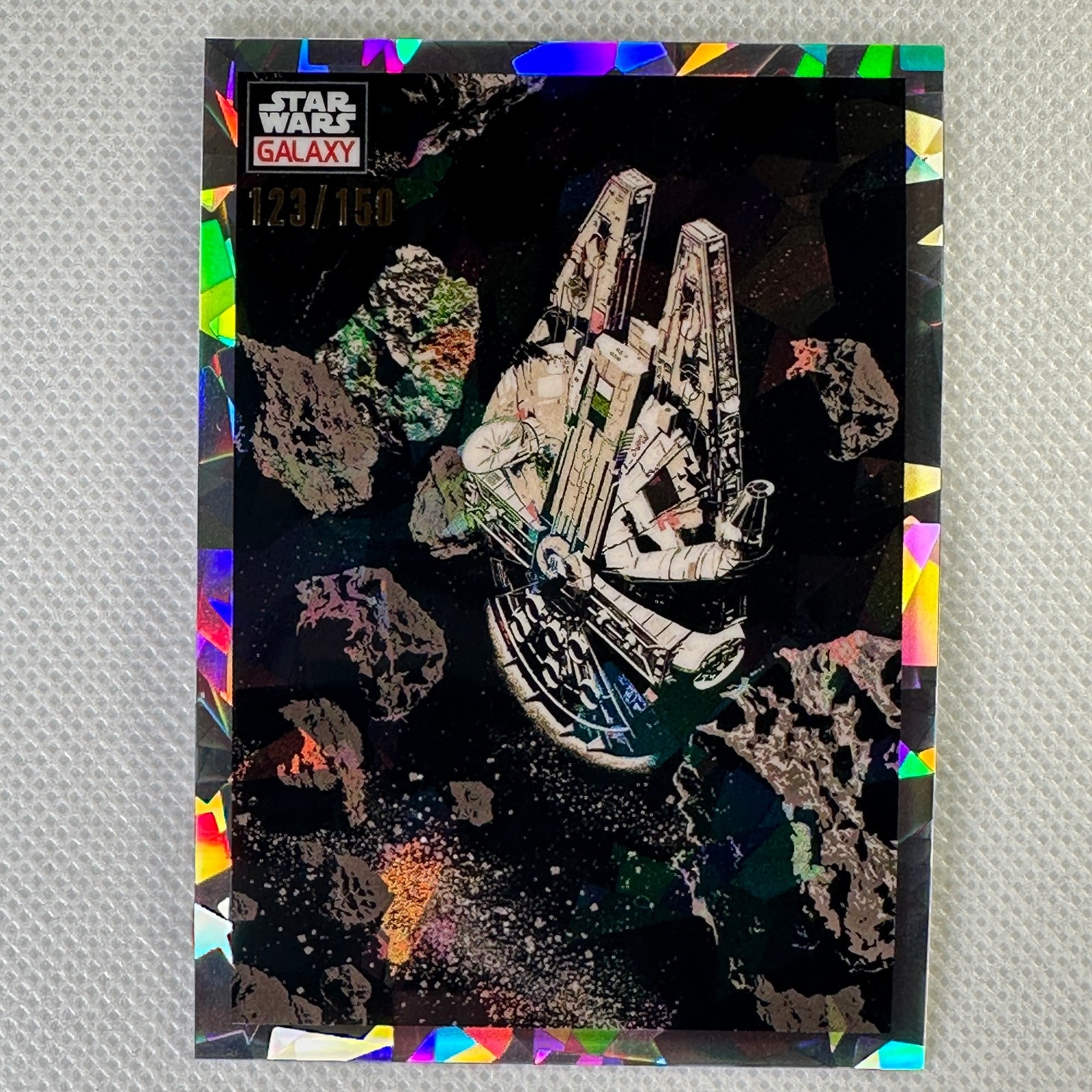 2023 Topps Chrome Star Wars Galaxy #67 Bucket of Bolts Atomic Refractor /150