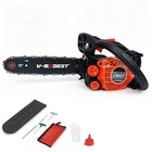 V-MODEST 2511 Gas Top Handle Chainsaw with 12'' Bar Chain 2-Stroke Cut Tree Wood