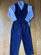 Boys 3 Piece Blue Suit Kids Wedding Formal Suit Size 3 Toddler