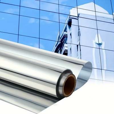 One-Way Mirror Window Film Privacy Tint Sun UV Reflective Heat Control for House