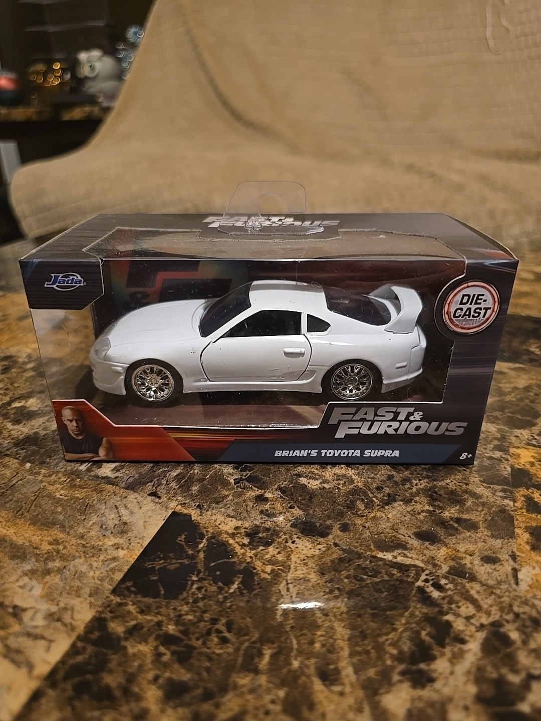 Fast And Furious Brian's Toyota Supra Hard Top 97346 JADA Diecast Car 5
