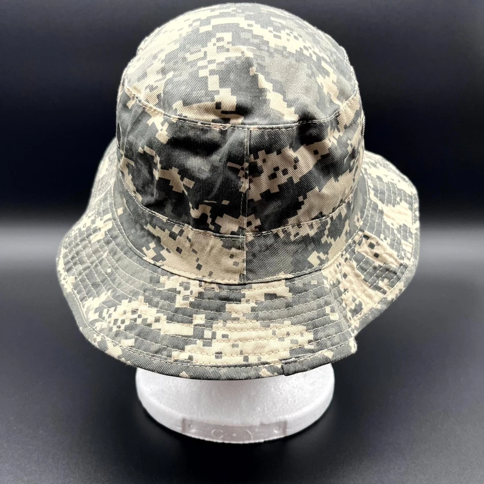 Sierra Mountain Gear Hat Mens Camo Bucket Hat Fisherman Boonie Strap Wide Brim - Image 4 of 4