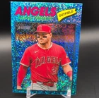 Topps Heritage Sparkle Parallel #163 Mike Trout Angels Baseball Card 2026