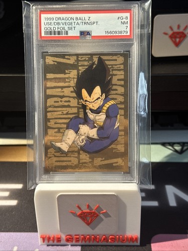 PSA Graded 7 - 1999 Dragon Ball Z Gold Foil Set Vegeta #G-8