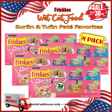 4 Pack Friskies Adult Wet Cat Food Variety Pack 32 Ct 176 Oz Mixed Flavor Cans