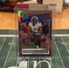 2020 Panini Donruss Optic Rated Rookies Bronze Prizm JK Dobbins #161 Rookie RC