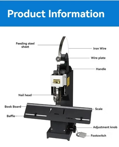 Small Single Head Wire Binding Machine, Riding Stapler, Binding Machine ...