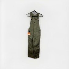 Patagonia All Seasons Hemp Canvas Bib Overalls Short Womens XS Fatigue Green