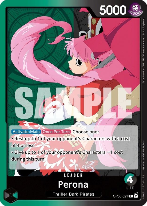 One Piece Perona (021) (OP06-021/239) OP06 Wings of the Captain NM