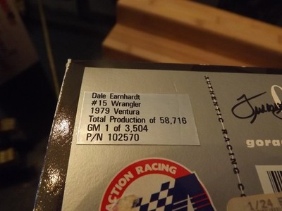 Action #15 Dale Earnhardt Wrangler 1979 Ventura 1 24 for sale