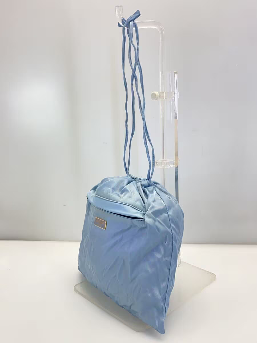 PRADA Packable Drawstring Pouch in Nylon, Blue, S… - image 2
