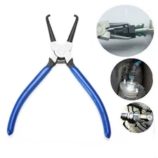 SNAP RING PLIERS SET, INTERNAL/EXTERNAL CIRCLIP TOOL, BLUE HANDLES HEAVY DUTY
