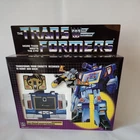 USED VINTAGE 1984 SOUNDWAVE DECEPTICON & CONDOR CASSETTE: BUZZSAW TRANSFORMERS