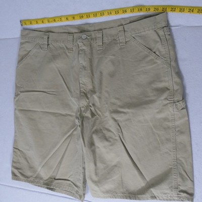 Wrangler Mens Shorts 44 Tan Khaki Utility Carpenter Gorpcore Workwear Rugged