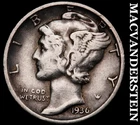 1936-S Mercury Dime- Silver- Scarce Better Date No Reserve #i9569